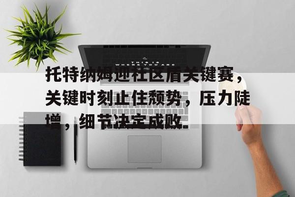lol 赛事直播-关于托特纳姆迎社区盾关键赛，关键时刻止住颓势，压力陡增，细节决定成败的信息